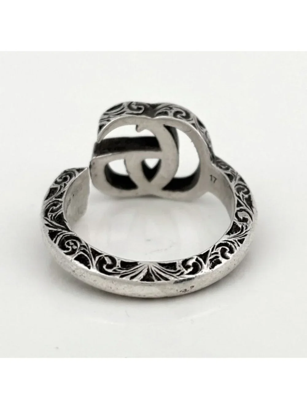 Gucci GG Marmont Ring Double Silver - Picture 4 of 6